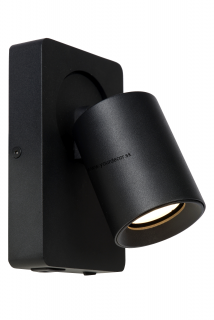Nástenné svietidlo NIGEL Black LED 1x5W GU10 + USB