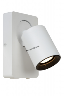 Nástenné svietidlo NIGEL White LED 1x5W GU10 + USB