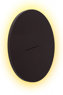 Nástenné svietidlo GLIMPSE Brown Leather D22cm, LED10W, 3000K