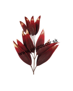 XMAS Umelá kvetina červená 2, H80cm