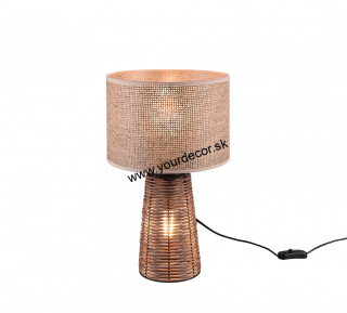 Stolná lampa STRAW Ratan 2/E27, H40cm