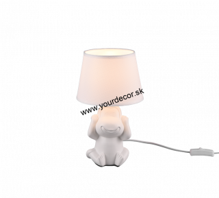 Stolná lampa NILSON White, E14, H27 cm