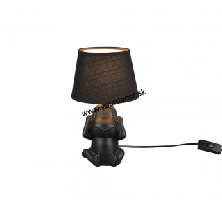 Stolná lampa NILSON Black, E14, H27 cm