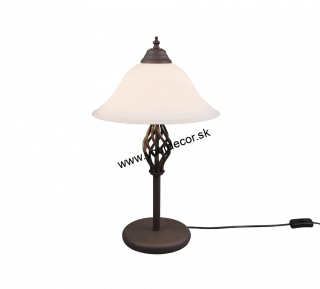 Stolná lampa RUSTICA Hrdza, 2/E27, H50cm