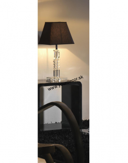 Stolná lampa FABLE Clear/Black H47