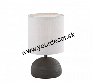 Stolná lampa LUCI Hnedá/Cappucino, 1/E14, H23 cm
