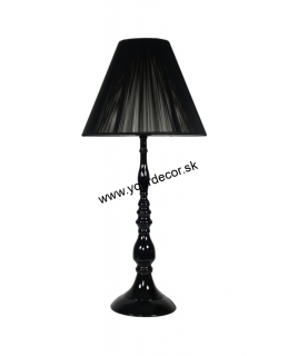 Stolná lampa GILLENIA čierna 1/E27, H63cm