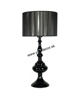 Stolná lampa GILLENIA čierna 1/E27, H66cm