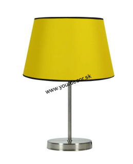 Stolná lampa PABLO žltá 1/E27, H37cm
