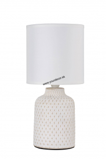 Stolná lampa INER biela, 1/E14, H32cm