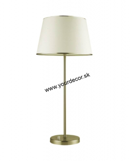 Stolná lampa IBIS biela/patina, 1/E14, H58cm