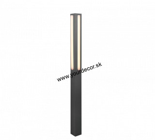 Stĺpik MITCHELL Antracit LED16,5W, 3000K, H150cm, do exteriéru, IP54