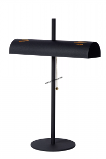 Stolná lampa GLENDALE Black 2/E27, H50cm