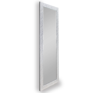 Nástenné zrkadlo VICKY biely chróm, 50x150cm