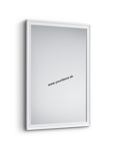 Nástenné zrkadlo FRIEDA biele, 50x70cm