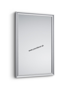 Nástenné zrkadlo FRIEDA strieborné, 50x70cm