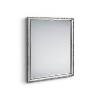 Nástenné zrkadlo LOLA strieborné, 34x45cm