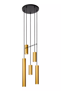 Závesné svietidlo POLYGON Gold Mat./Brass 5/GU10, D56,5