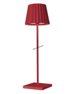 Stolná lampa TROLL 2.0 LED AKKU Červená IP54