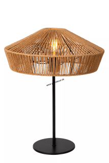 Stolná lampa YUNKAI Light Wood 1/E27 D40 cm