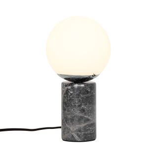 Stolná lampa LILLY Mramor Sivý 1/E14, H28,5 cm