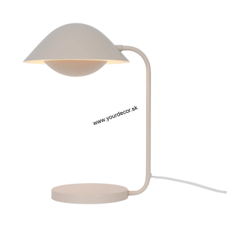 Stolná lampa FREYA Béžová 1/E14, H40,5 cm