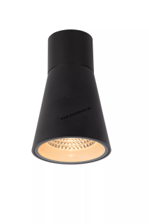 Stropné svietidlo DERBY Black LED9W, 2700K, IP65, Outdoor