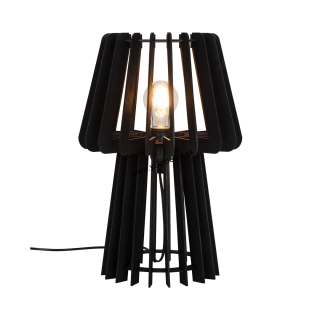 Stolná lampa GROA Black 1/E27