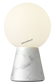 Stolná lampa CARRARA Biely mramor LED3W, 3000K, H29,5 cm