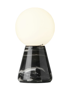 Stolná lampa CARRARA Čierny mramor LED1,3W, 3000K, H13 cm