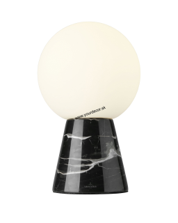Stolná lampa CARRARA Čierny mramor LED3W, 3000K, H29,5 cm