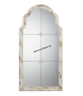 1J158 Zrkadlo zašlá biela, 60 x 120 cm