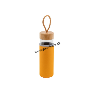 SUBWAY Fľaša sklenená 500ML so žltou látkou