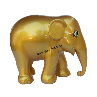 Soška slona METALLIC INDIAN MAIZE H10cm