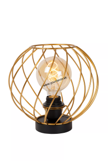 Stolná lampa DANZA mat.zlatá/mosadz 1/E27 D25 cm