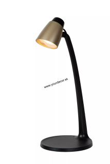 Stolná lampa LUDO čierna/mat.zlatá LED4,5W 3000K