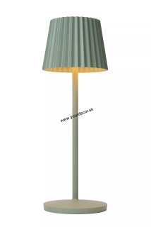 Stolná lampa JUSTINE Green LED2W, IP54, Outdoor AKKU