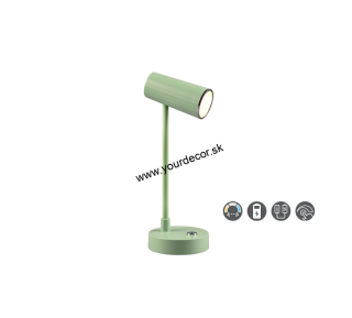 Stolná lampa LENNY zelená LED2,5W 3000-4000-6000K IP20