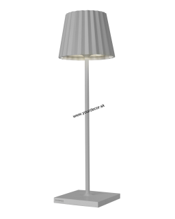 Stolná lampa TROLL 2.0 LED AKKU Sivá IP54