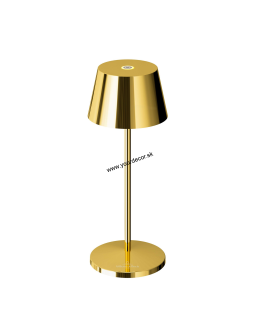 Stolná lampa SEOUL MICRO AKKU Zlatá IP65