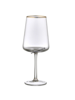REALE pohár na víno číry/zlatý 500ml, SET6 ks