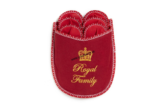 COCCOL Papuče pre hostí "Royal family" SET4ks
