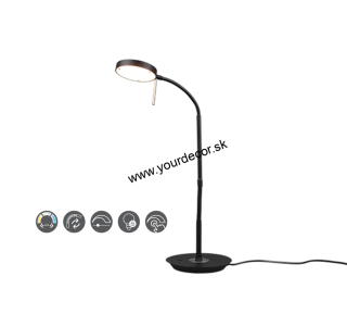 Stolná lampa MONZA Čierna LED12W, 2300-3000-4000K