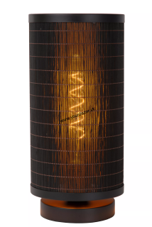 Stolná lampa TAGALOG Čierny bambus 1/E27 H32cm
