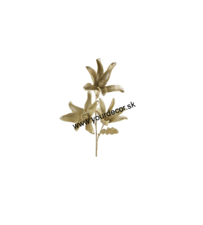 XMAS Umelá kvetina zlatá antik 1, H105cm