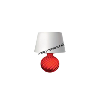Stolná lampa ELIOS Red / White, H55cm