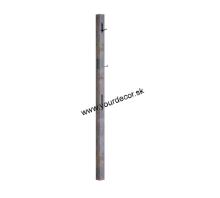 Vešiak nástenný JOHANNA antická hrdza H185cm