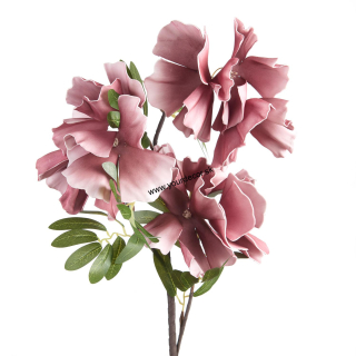1P217 Umelá kvetina Pivonka ružová H90cm