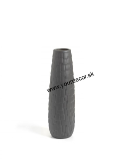 LECCI váza sivá H46cm
