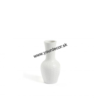 CAVU váza biela H30,5cm